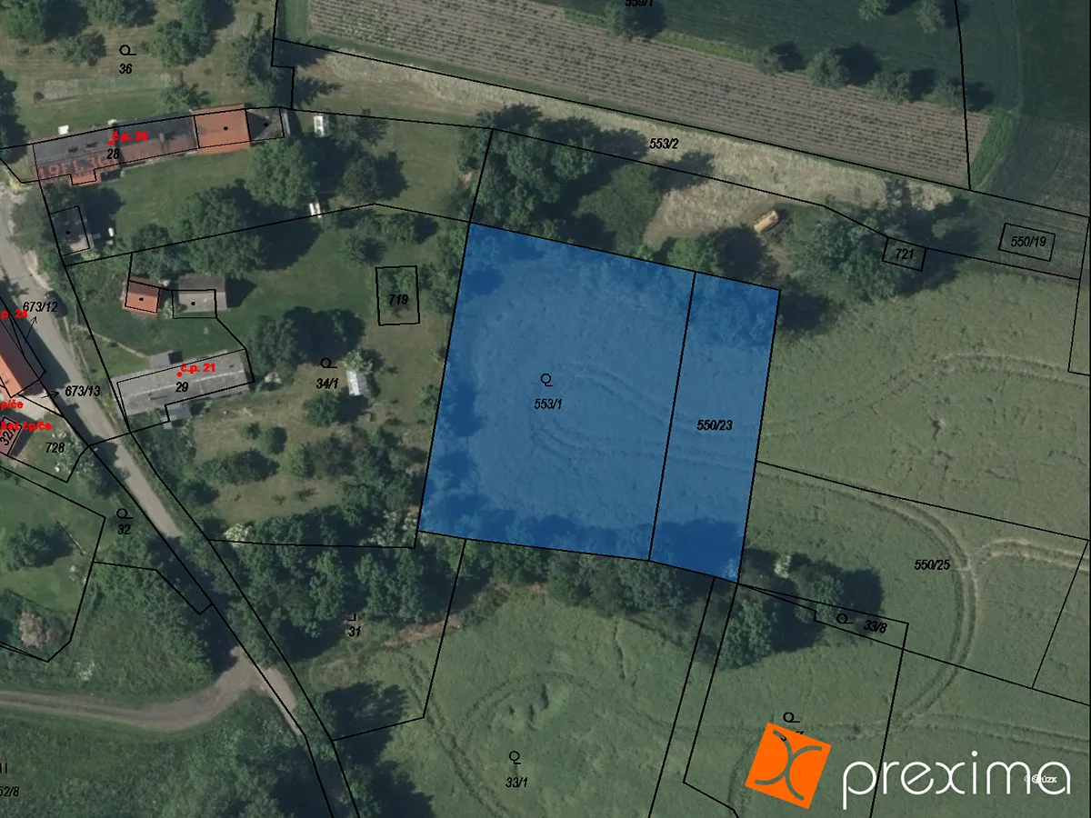 Prodej podílu 1/30 pole 89 m²